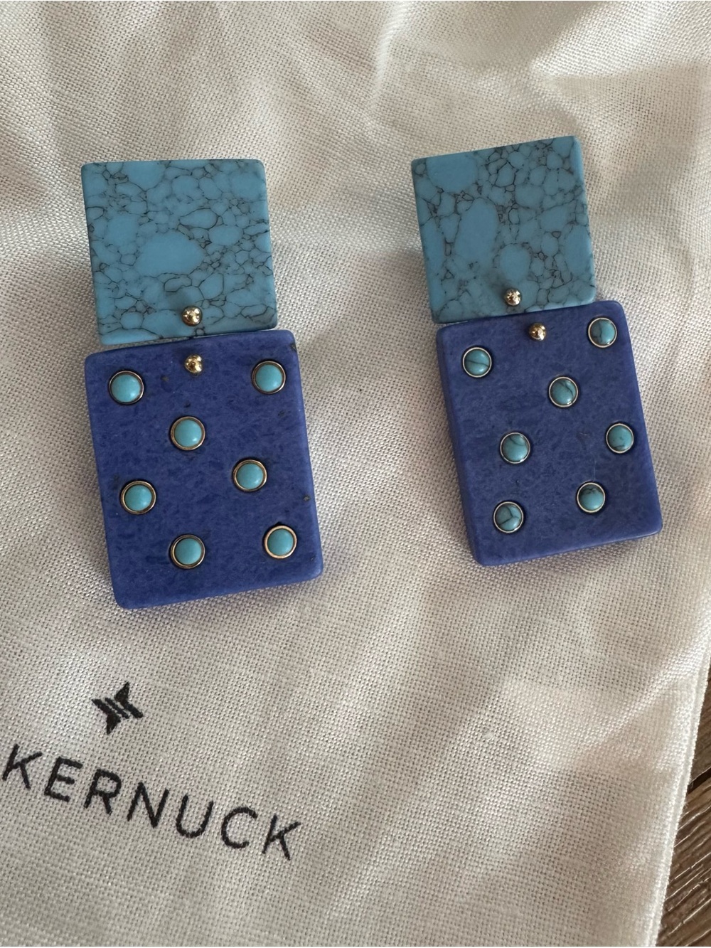 Tuckernuck turquoise earrings